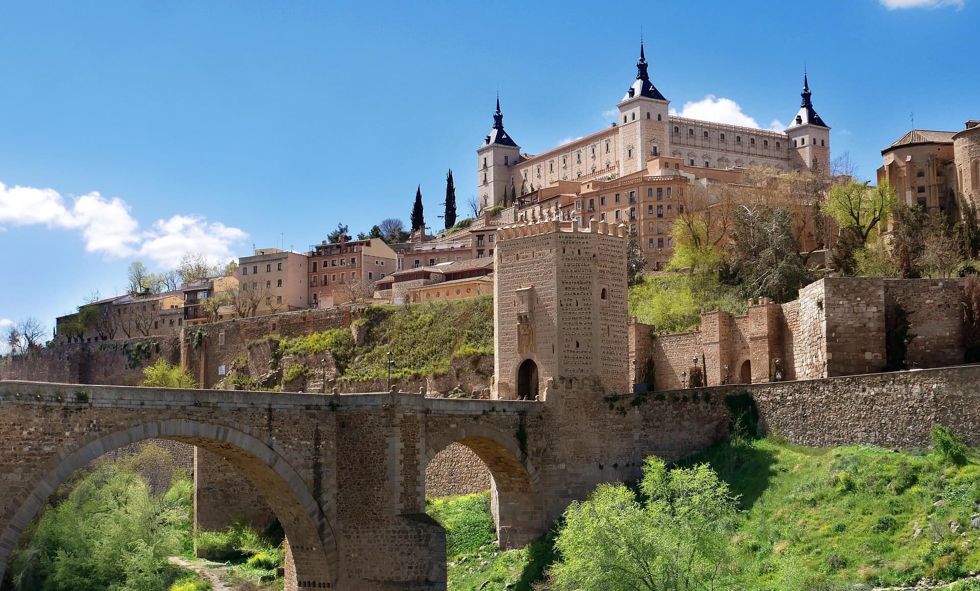 Historic palace front in Toledo
