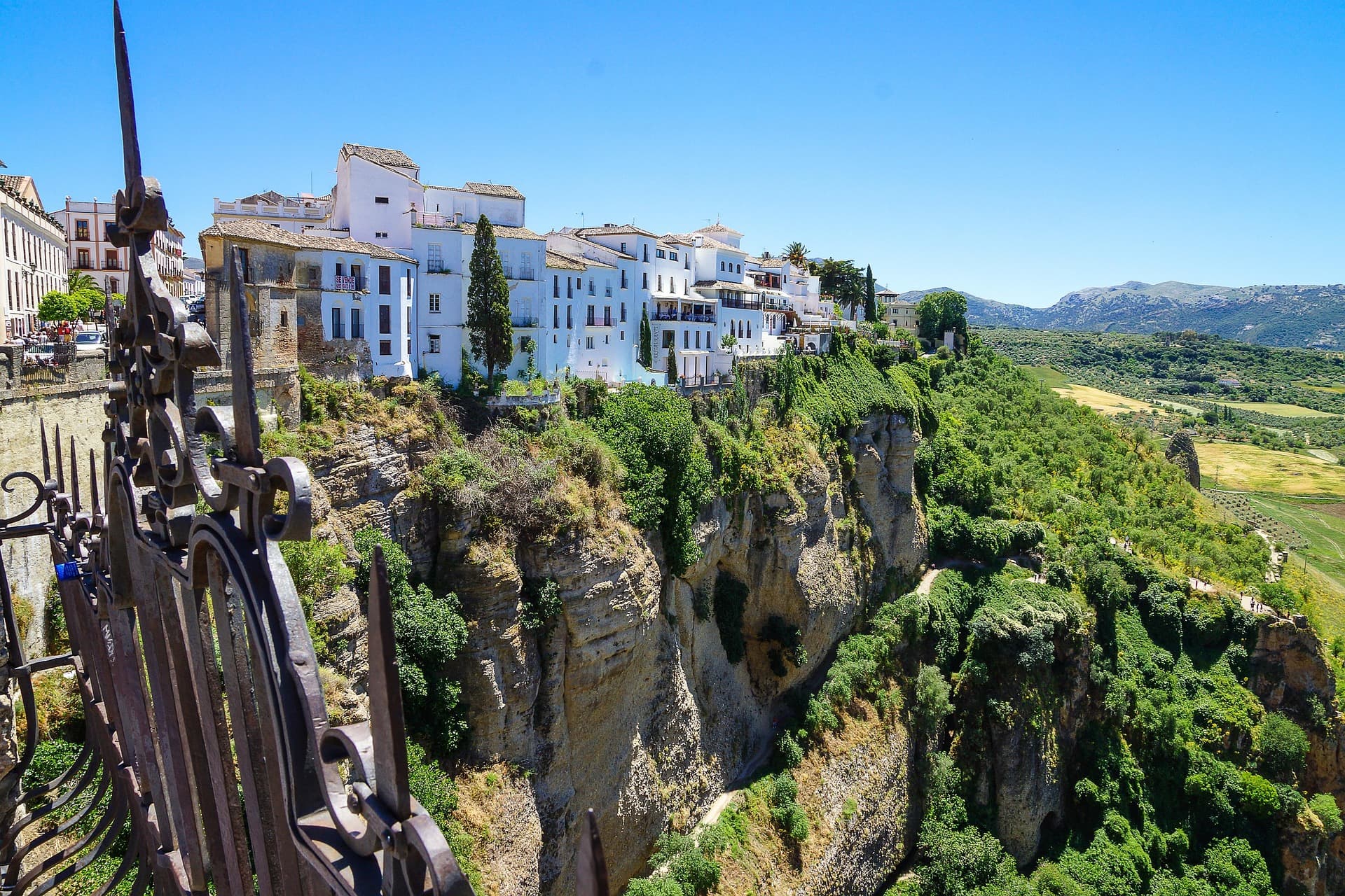 Ronda on its gorge, where the mountain road is slower than the map suggests