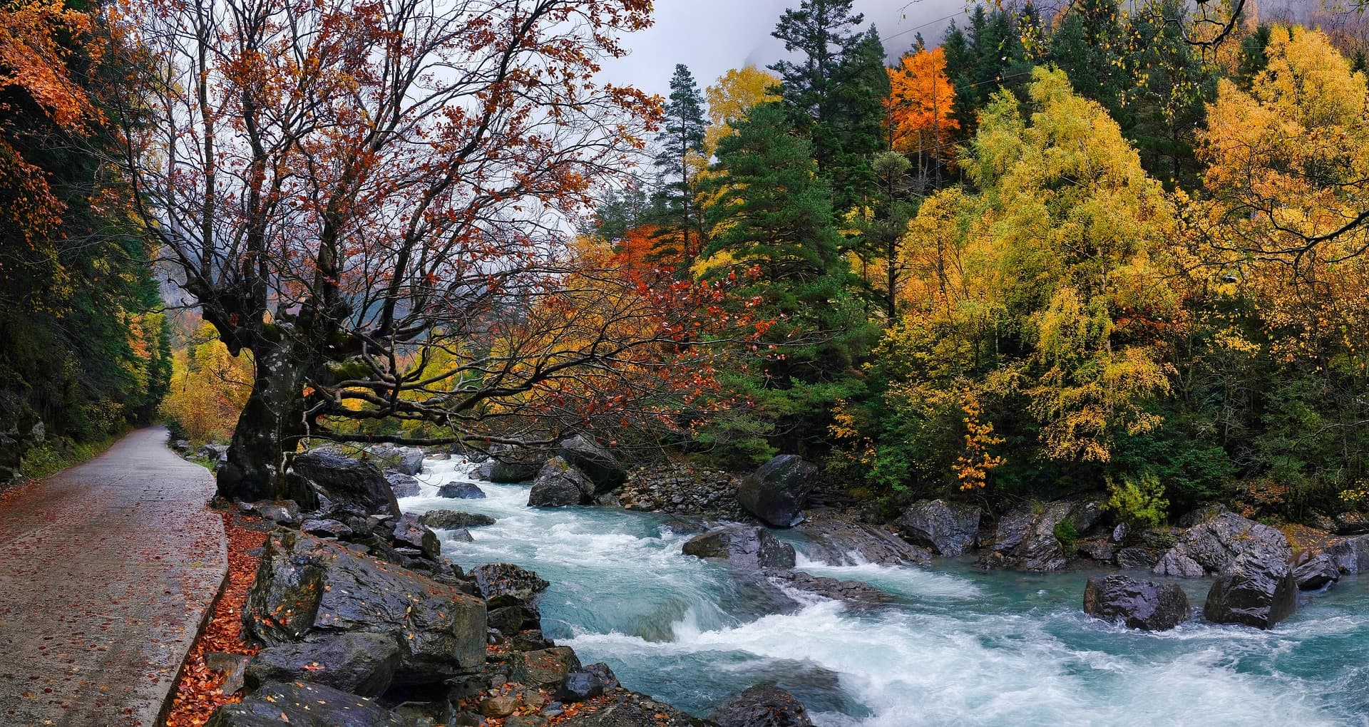 Autumn countryside in Spain